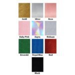 High Quality Glitter Cardstock – Assorted Bundle – 300GSM