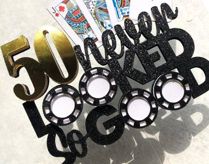 High Quality CardStock Glitter Paper – Black - 300GSM