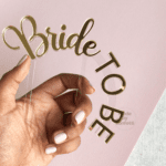 Bride to Be Bridal Shower Cake Topper