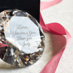 Engraved Crystal Diamond