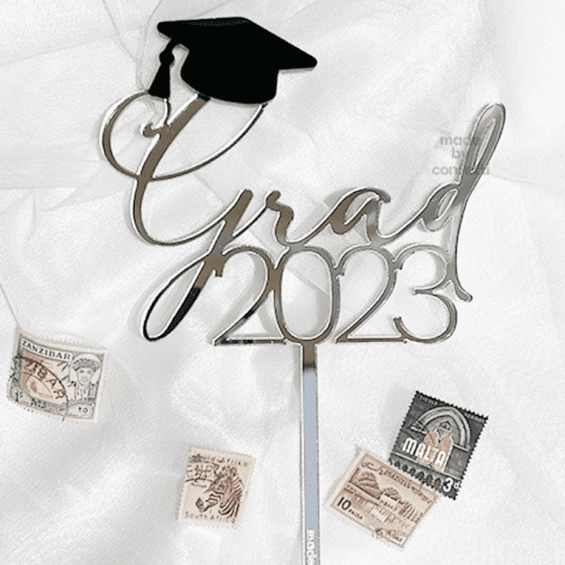 Grad Year - Graduation cake topper