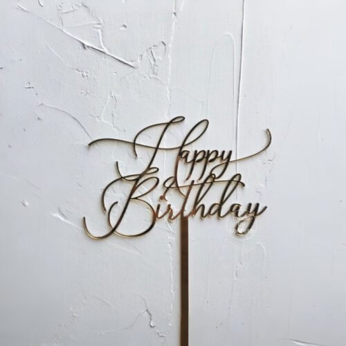 Happy Birthday Cake Topper