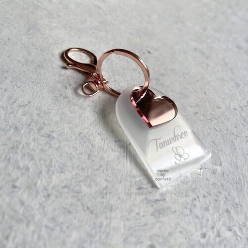 Heart of mamma keychain