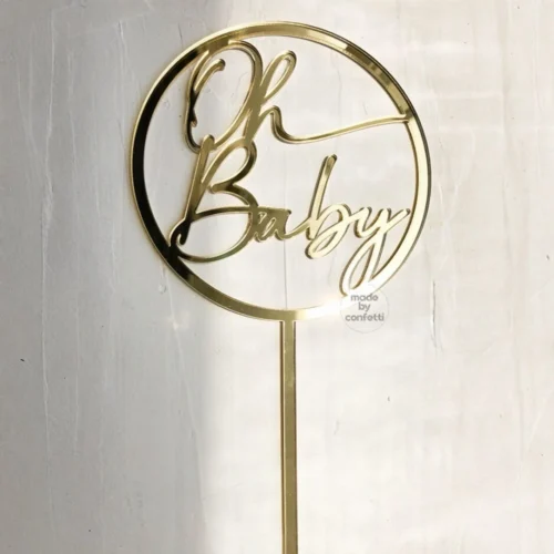 ohh baby Cake Topper