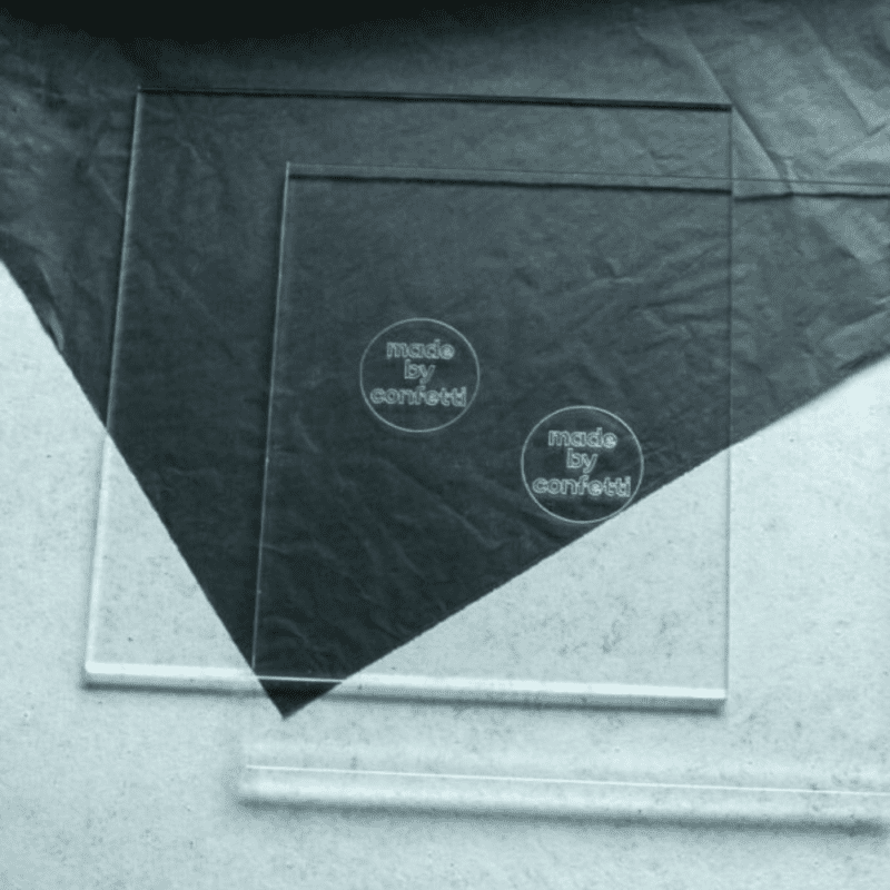 Square Ganache Plate