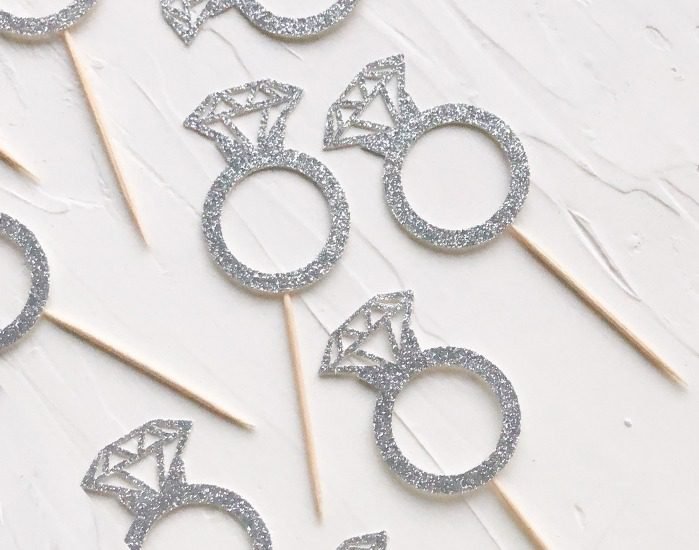Silver 300GSM High Quality CardStock Glitter Paper
