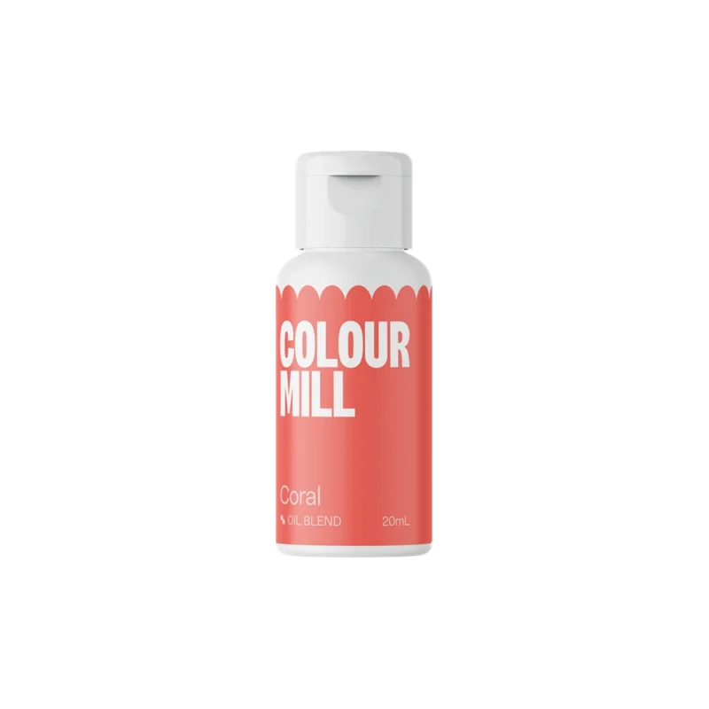 Colour Mill Oil Based Food Colouring – Coral - 20ml