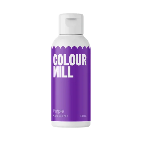Colour Mill Oil Based Food Colouring – Purple - 100ml